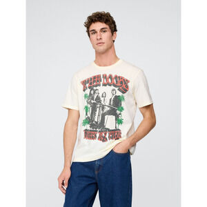 Cream The Doors Short Sleeve Graphic Band T-Shirt